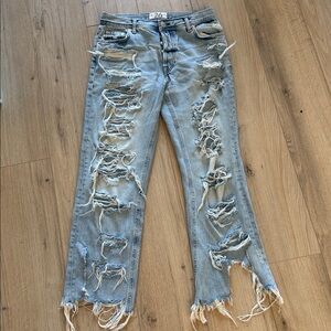 We the free people thrashed jeans 26